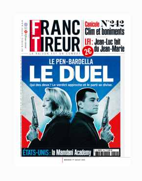 Couverture du journal Franc-Tireur